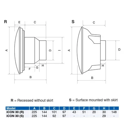 Airflow ICON 30S Eco-Low Energy 100mm Extractor Fan - Image 4
