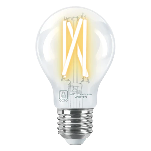 Ansell AOCTOW/A60/TW/CL/E27 OCTO WiZ Connected A60 Tunable White Smart Filament Lamp Clear E27 7W