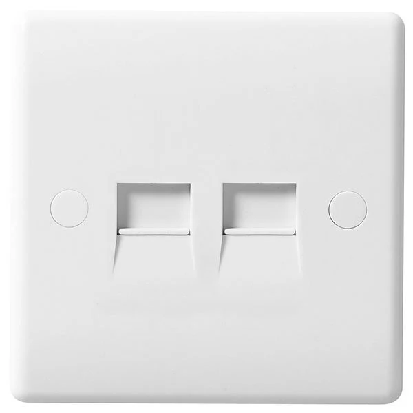 BG 8BTS-2 2 Gang Telephone Socket (Slave)