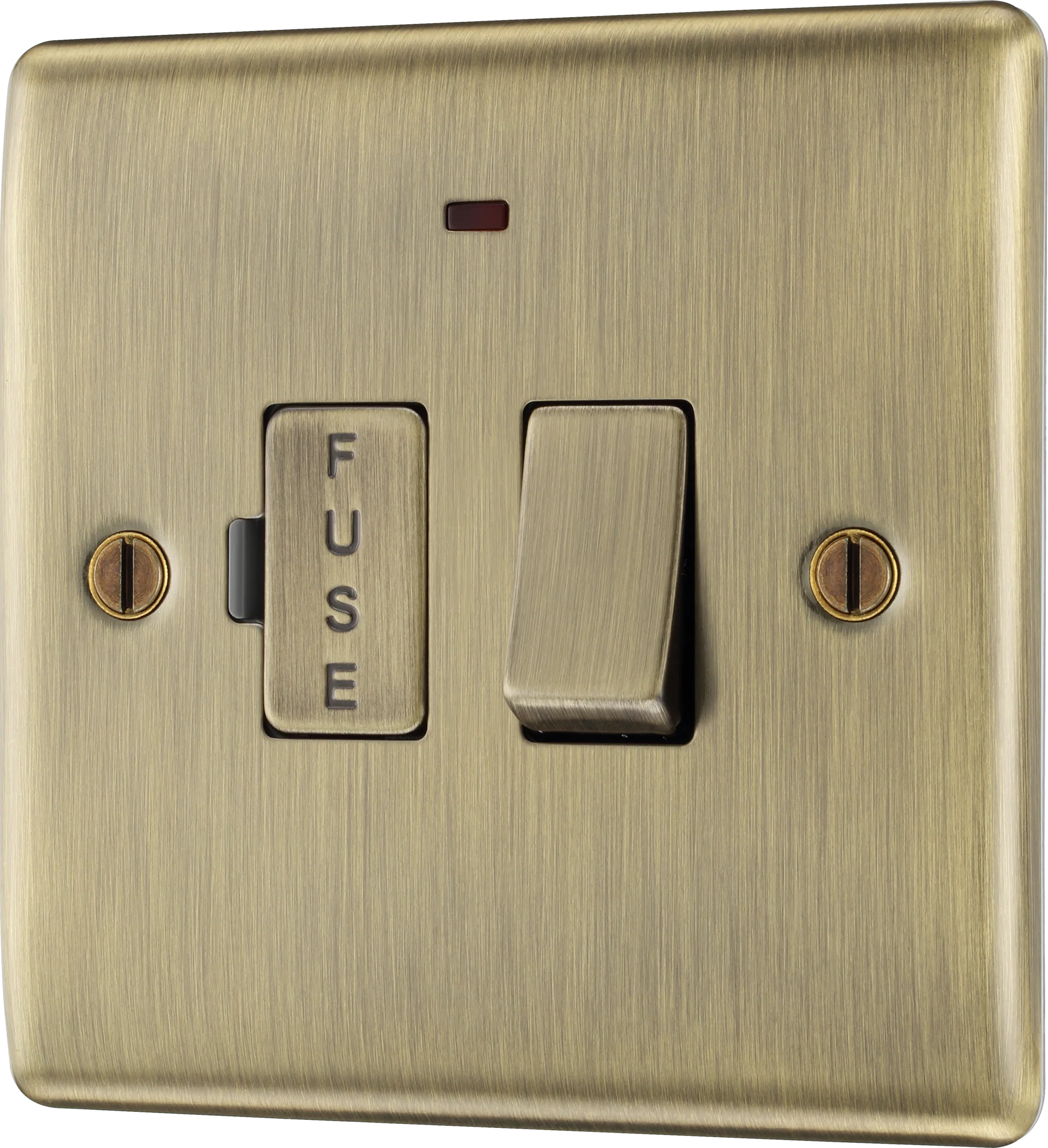 BG NAB52 Nexus Metal Antique Brass Switched and fused with indicator - Image 3