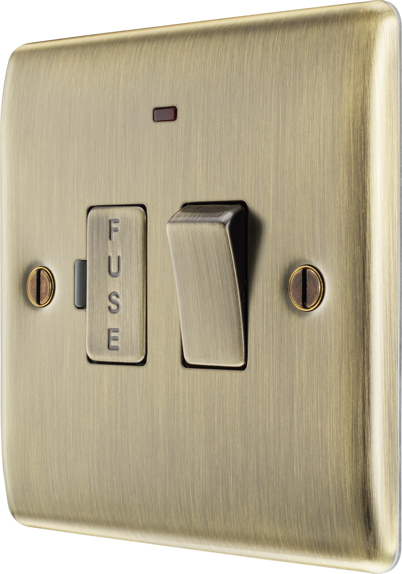 BG NAB52 Nexus Metal Antique Brass Switched and fused with indicator - Image 4