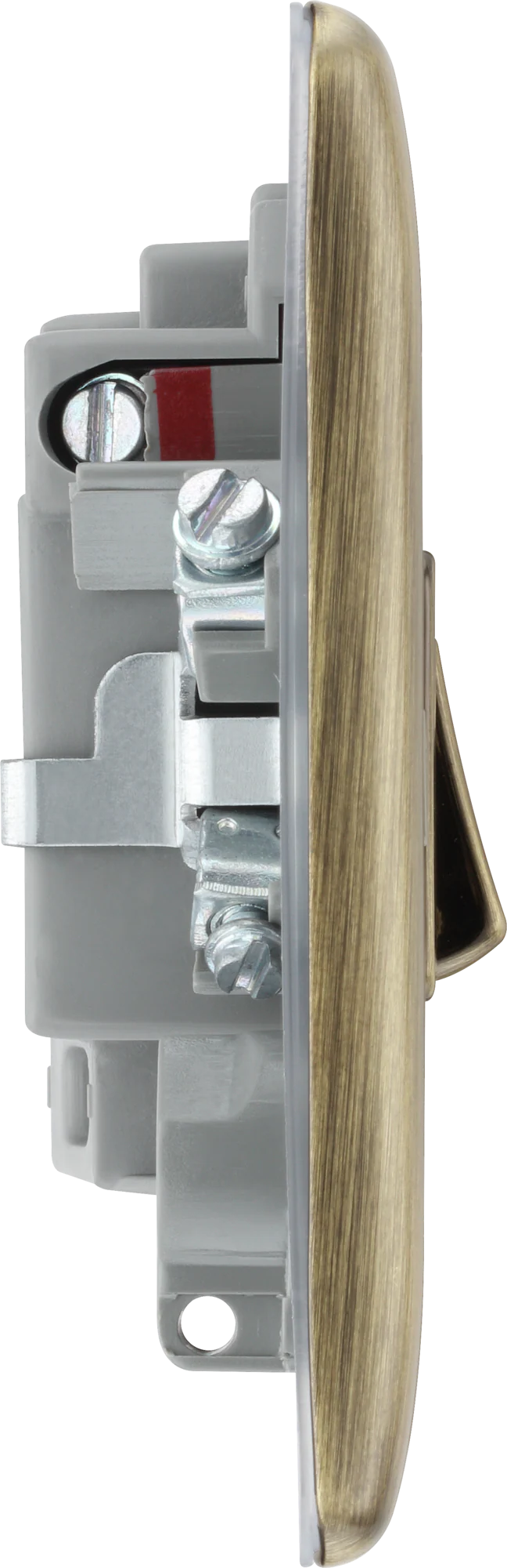 BG NAB52 Nexus Metal Antique Brass Switched and fused with indicator - Image 7
