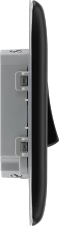 BG NFB42 Nexus Metal Matt Black Double Switch, 10Ax 2 Way - Image 3
