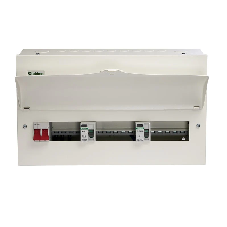 Crabtree 514-248585B 14 Way High Integrity Consumer Unit 100A Main Switch +4, 80A 30mA RCD +5, 80A 30mA RCD +5