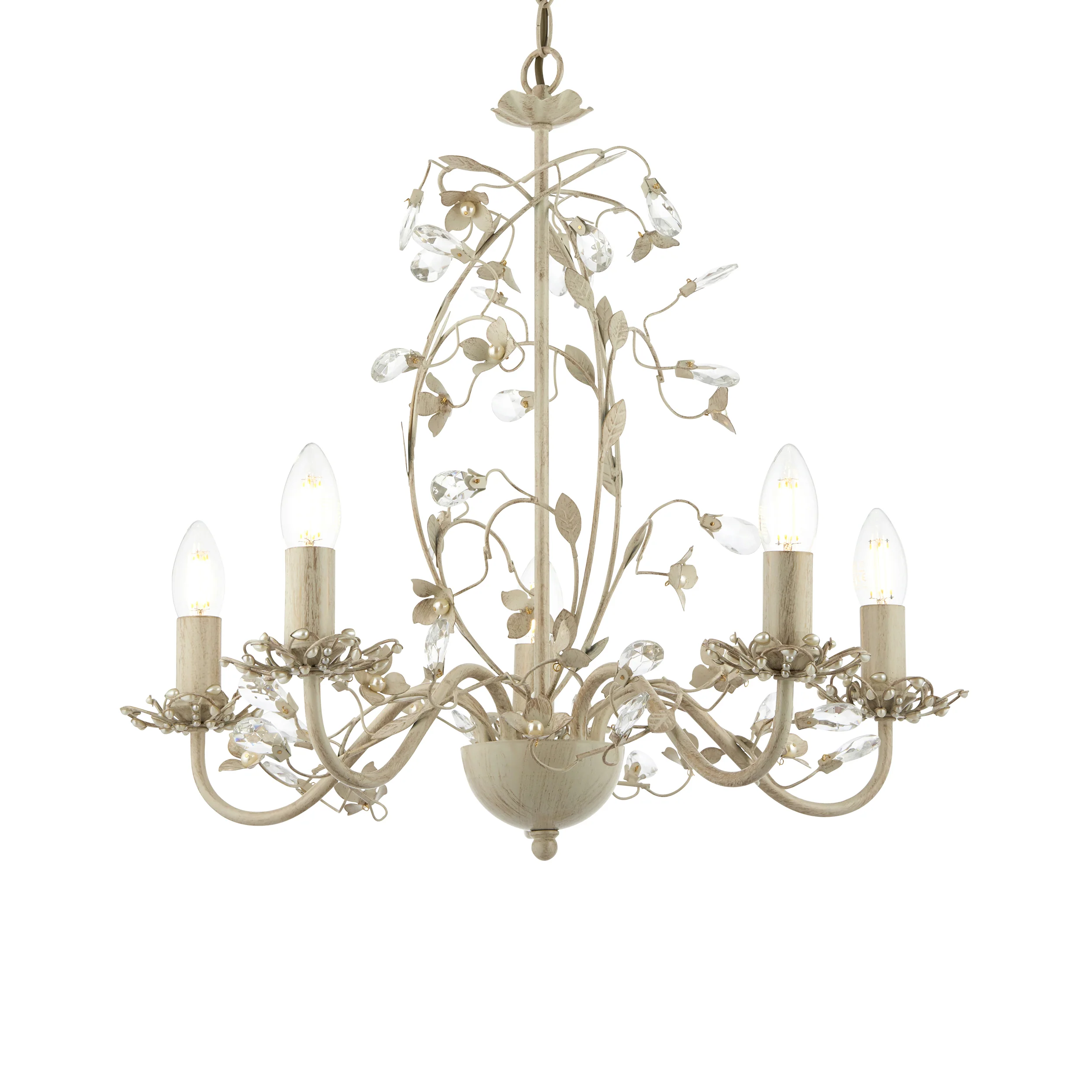 Endon LULLABY-5CR Lullaby 5-Light Pendant - Elegant Ceiling Light Fixture for Modern Interiors - Image 2
