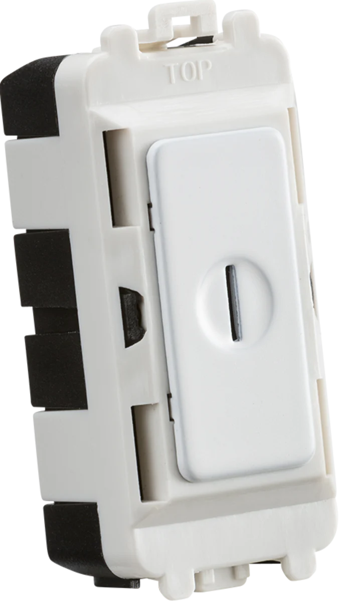 Knightsbridge MLA GDM009MW 20AX 2 way SP key module - matt white