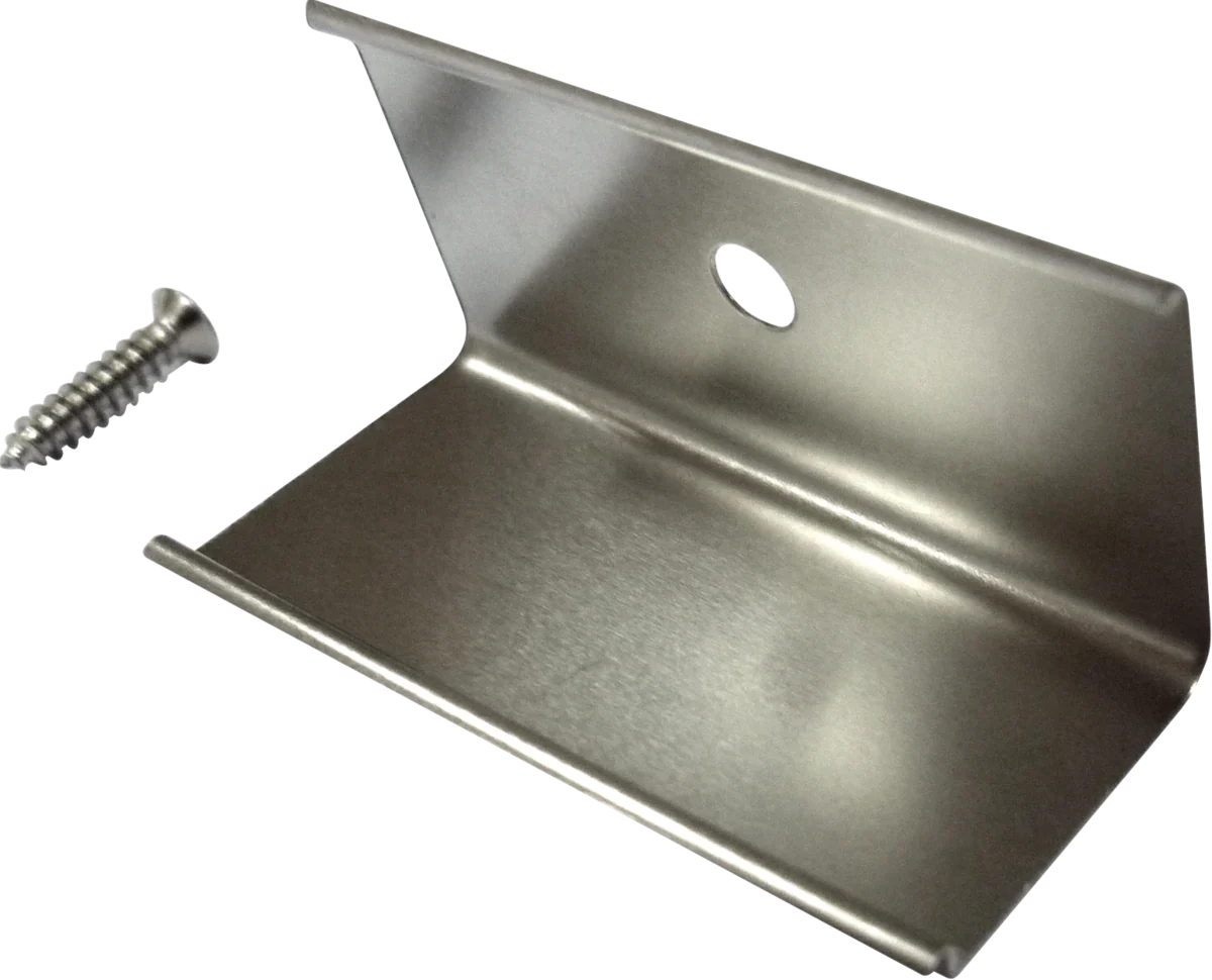Knightsbridge MLA LEDTCLIP Metal Mounting Clip comes with 2 x Screws for Triangular LED Strip