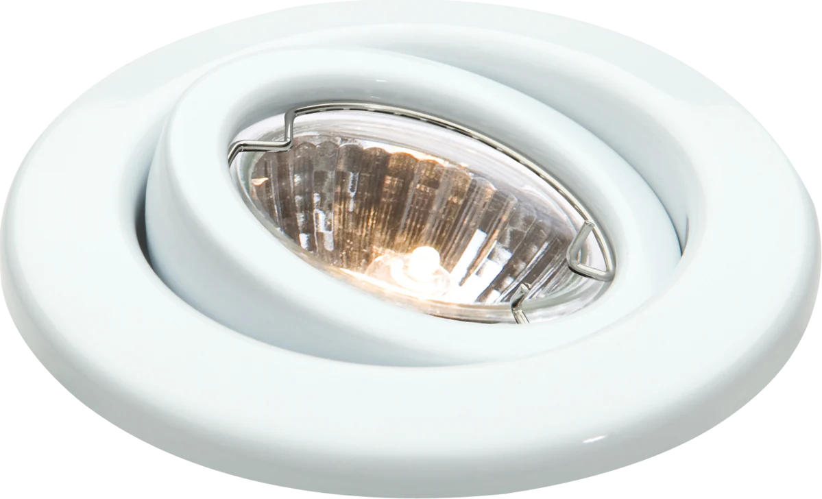 Knightsbridge MLA LG06W IP20 12V 50W max. L/V White Gimbal Downlight