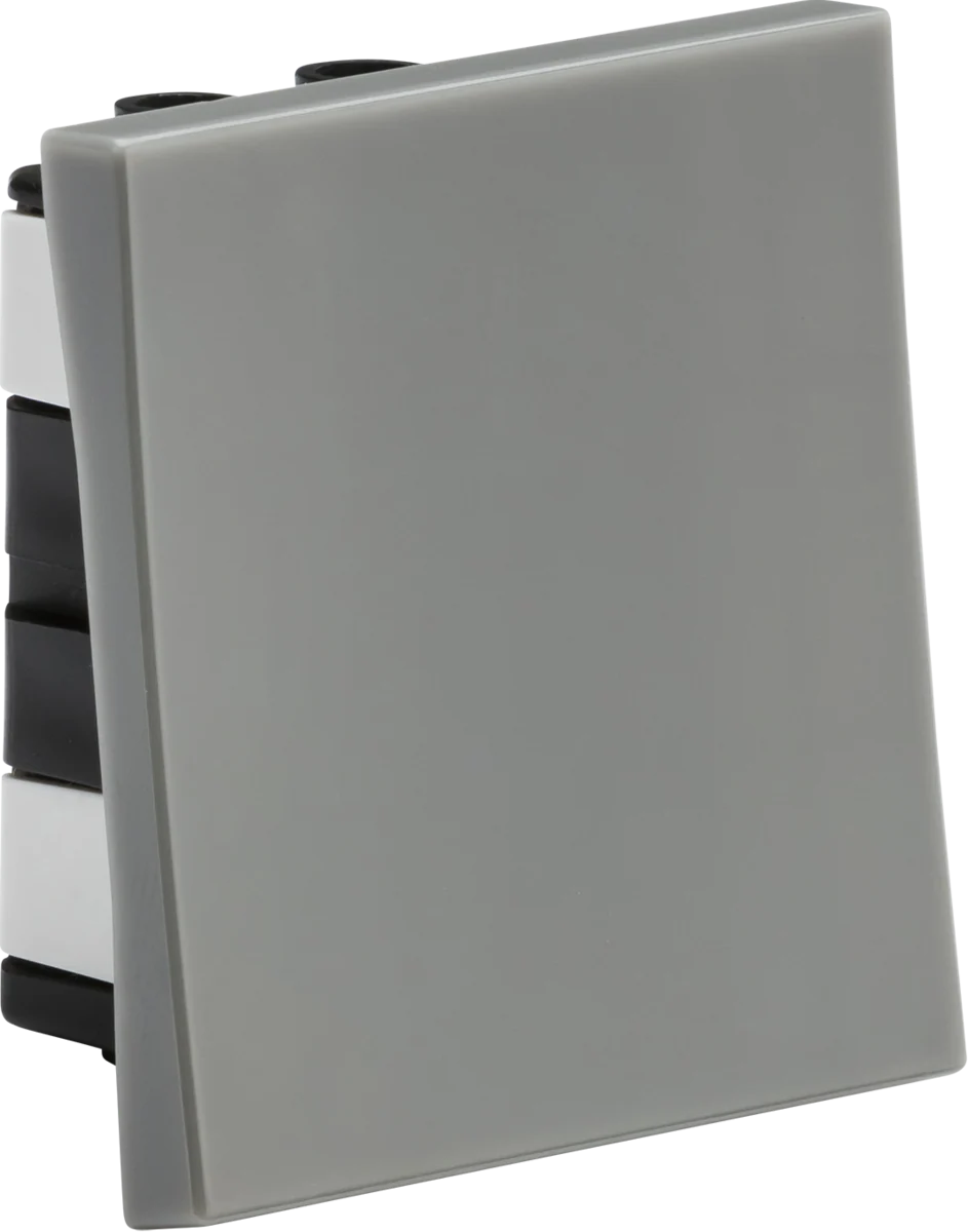 Knightsbridge MLA NET12WGY 20AX 1G intermediate modular wide rocker switch (50x50mm) - Grey
