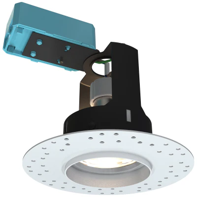 PACK OF 10  Ansell AEFRD/TRIM Edge GU10 Trimless IP65 Fire Rated 50W GU10 Matt White Downlight - Image 7