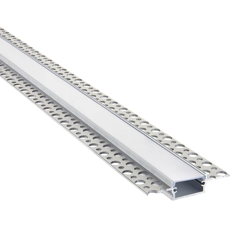 Saxby 94948 Rigel Plaster-in Wide 2m Aluminium Profile-Extrusion Sliver