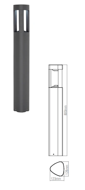 Saxby EL-40076 CCT 8W Tribeca 800MM IP54 LED Bollard - Image 2